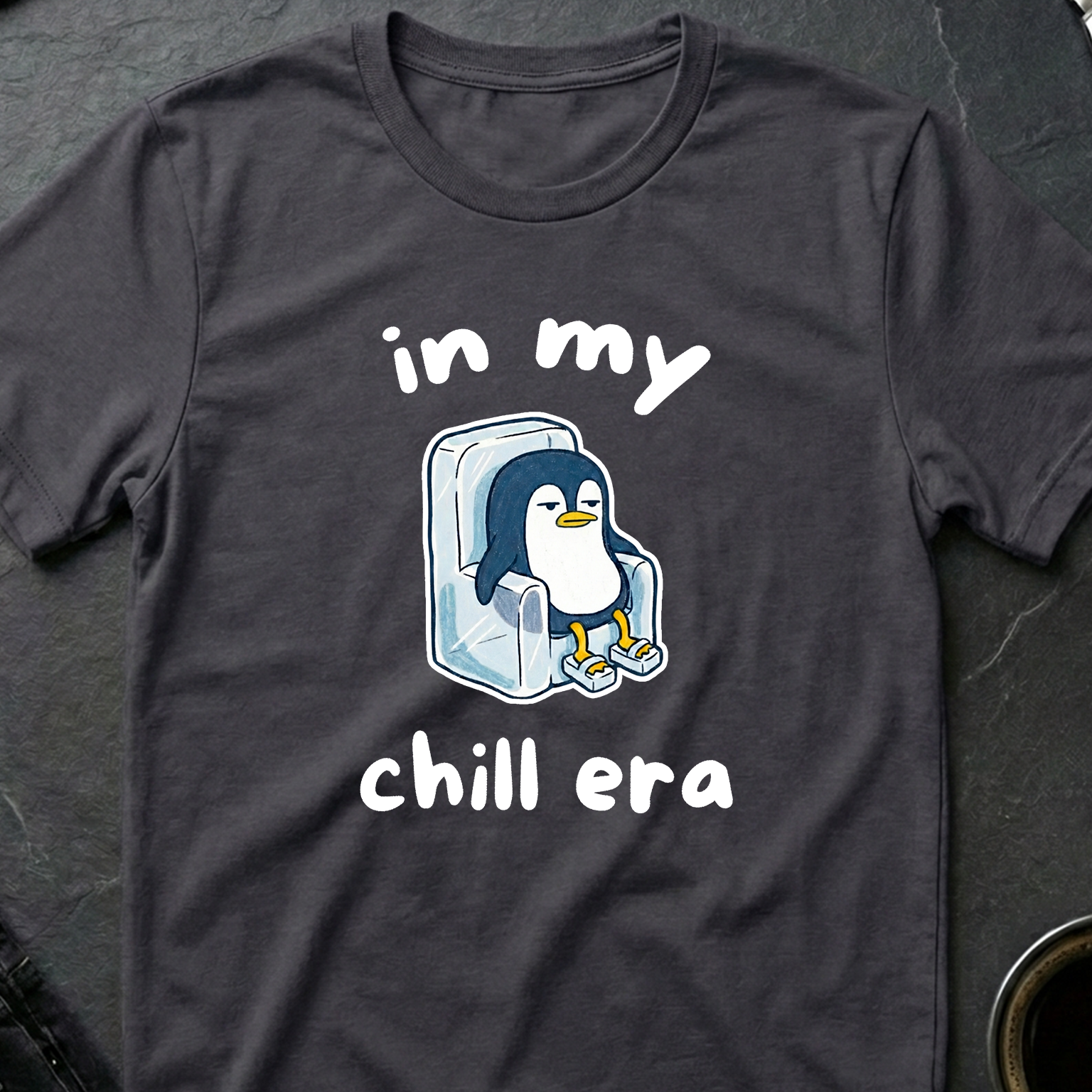 "In My Chill Era" Unbothered Penguin Shirt
