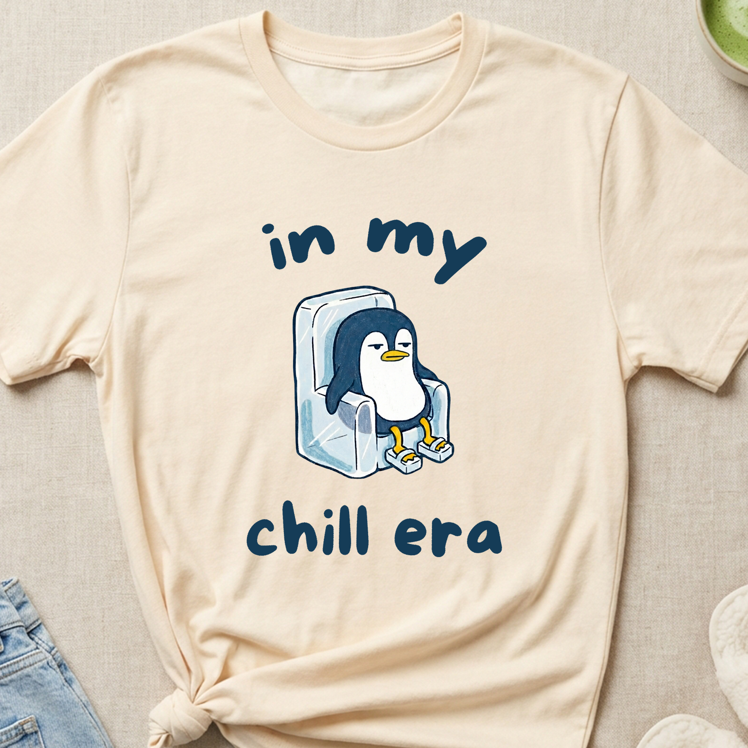 "In My Chill Era" Unbothered Penguin Shirt