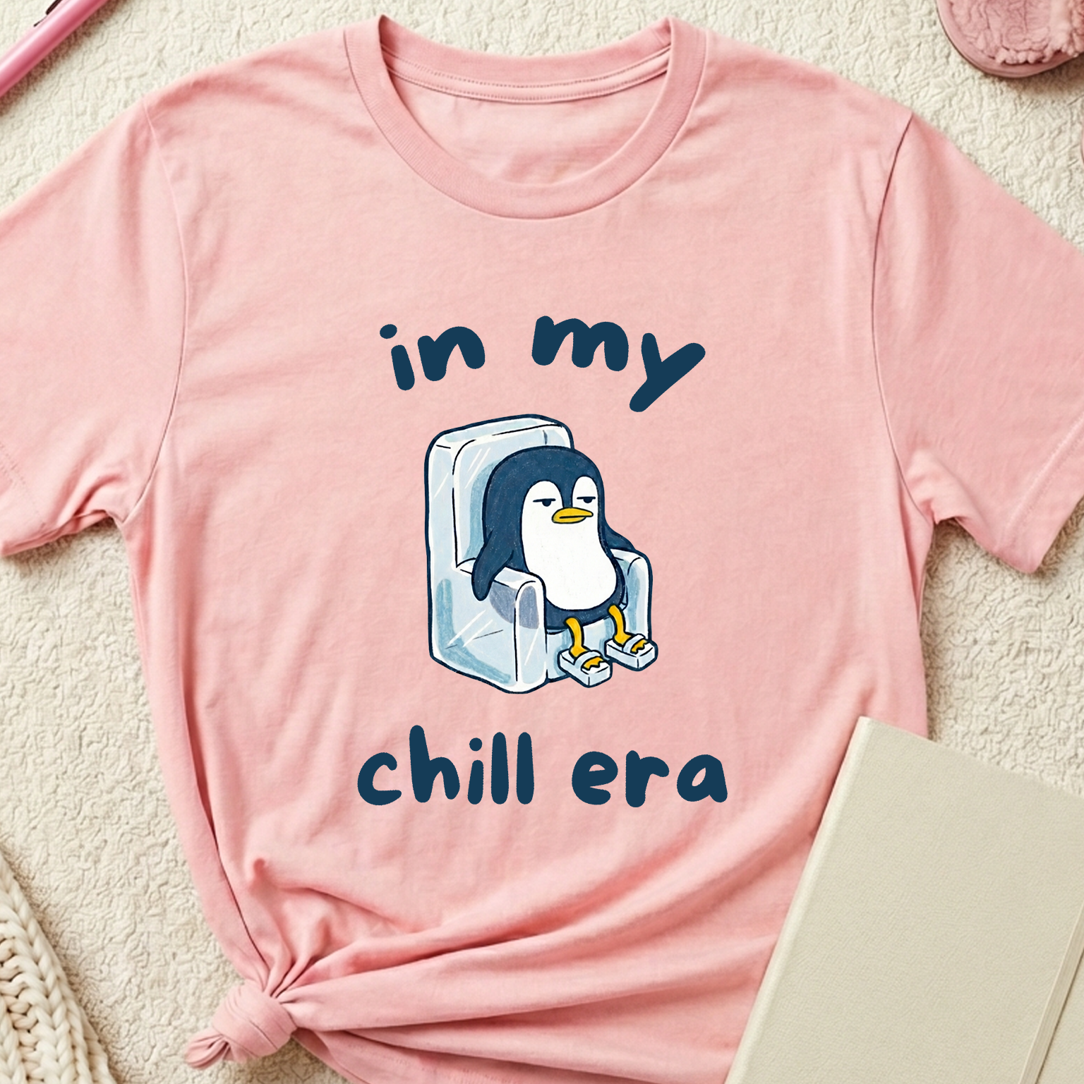 "In My Chill Era" Unbothered Penguin Shirt