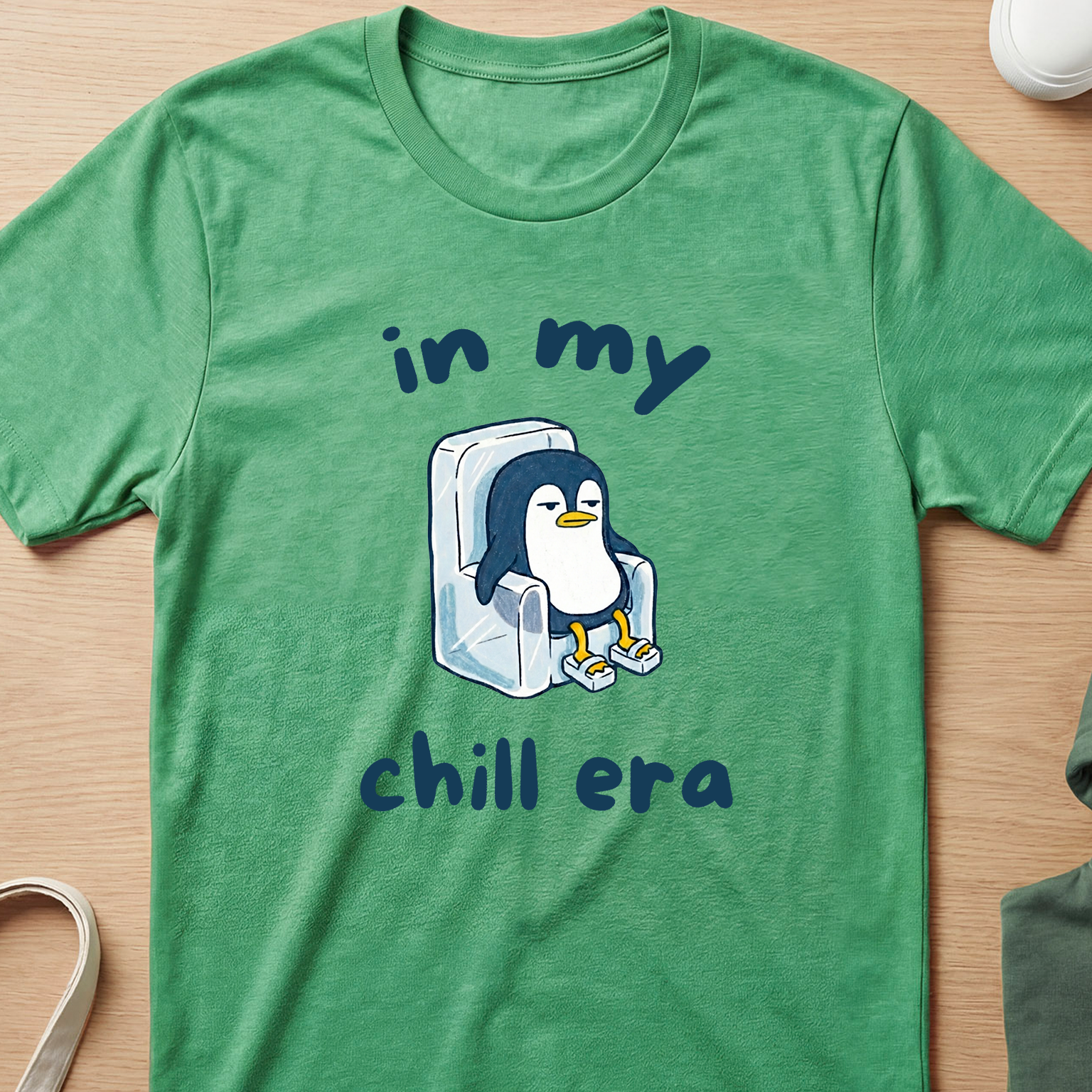 "In My Chill Era" Unbothered Penguin Shirt