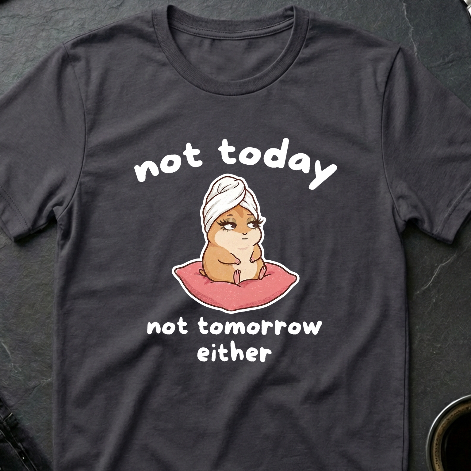 "Not Today" Spa Day Diva Hamster T-Shirt