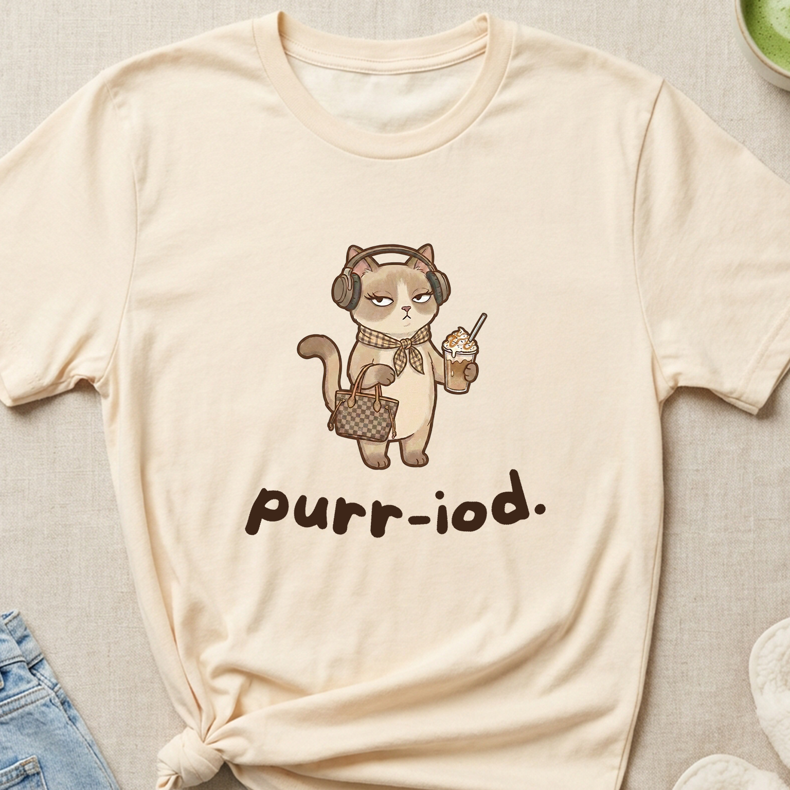 "Purr-iod" Sassy Diva Cat T-Shirt