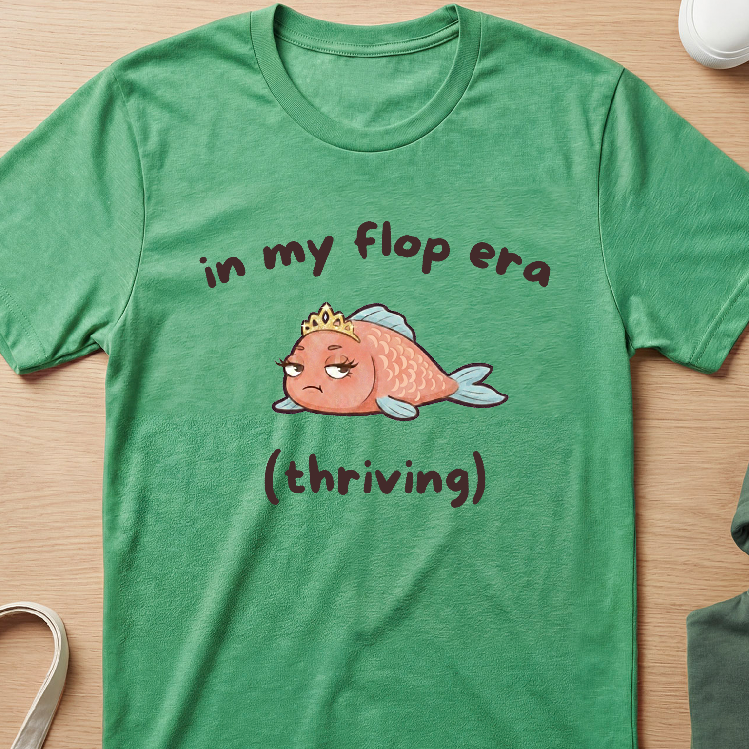 "In My Flop Era (Thriving)" Diva Fish T-Shirt