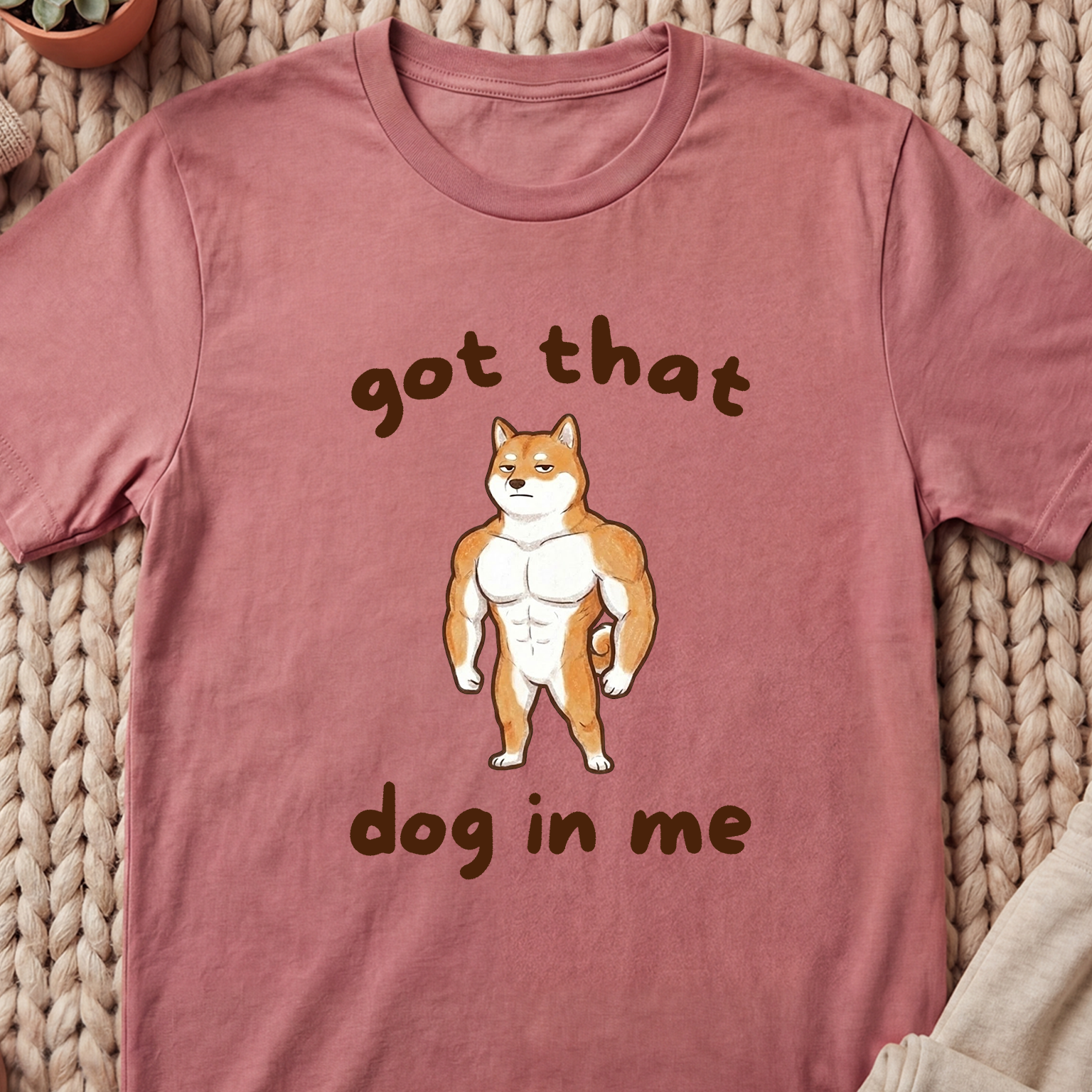 "Got that Dog In Me" Muscular Shiba Inu T-Shirt