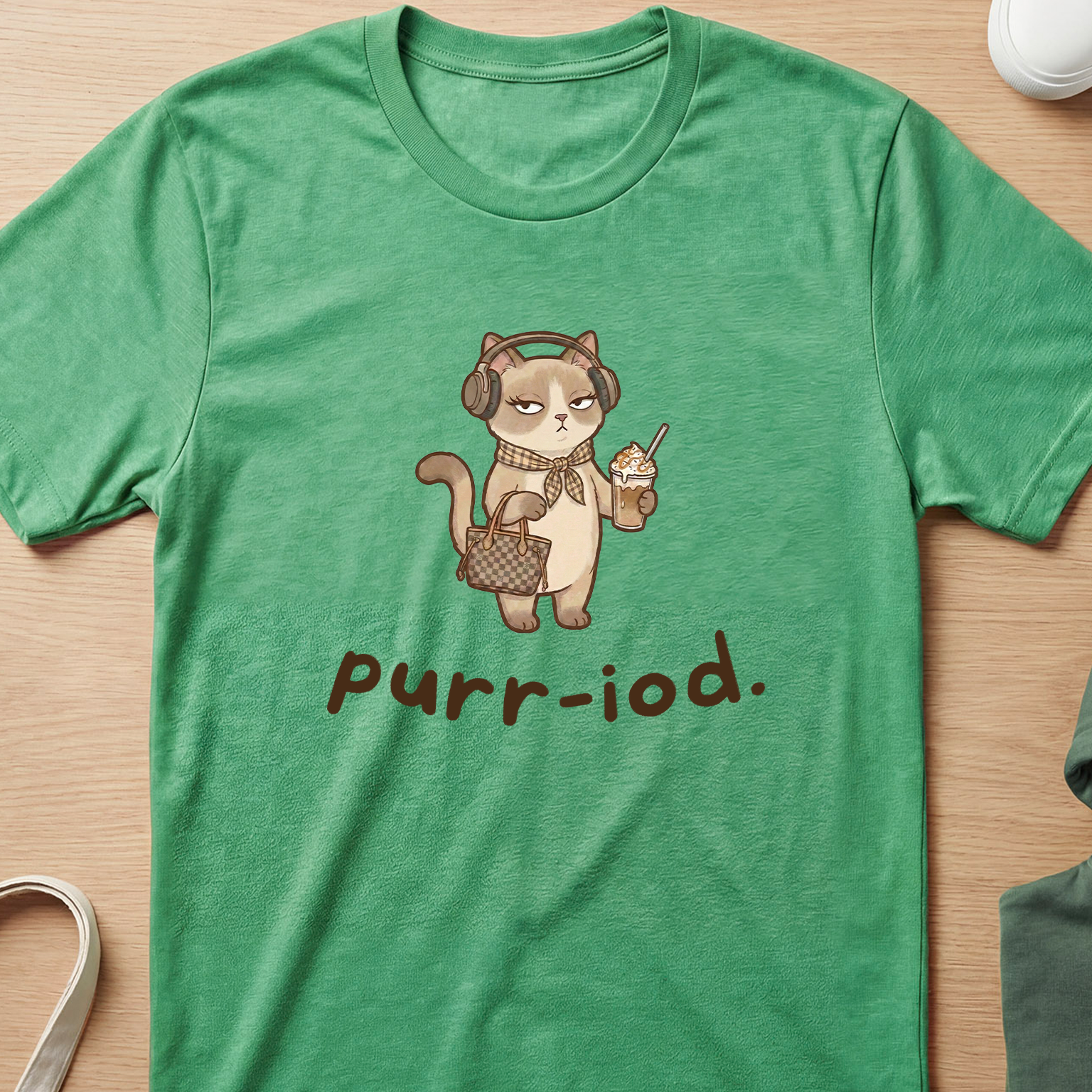 "Purr-iod" Sassy Diva Cat T-Shirt